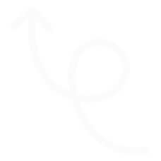 Curved upward arrow icon indicating movement or direction